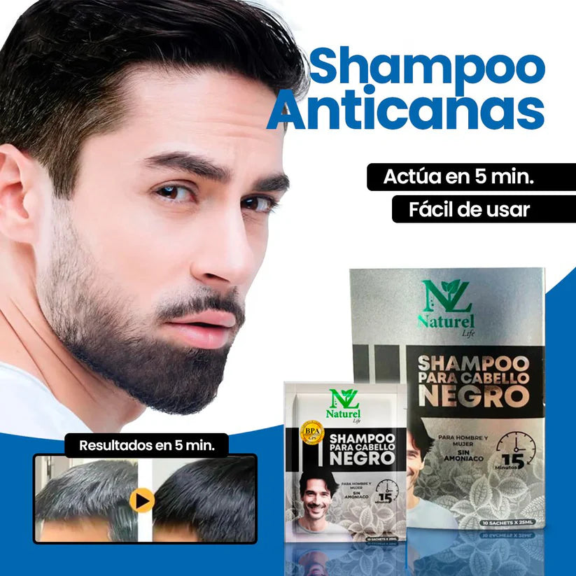 SHAMPOO ANTICANAS - NATURAL LIFE